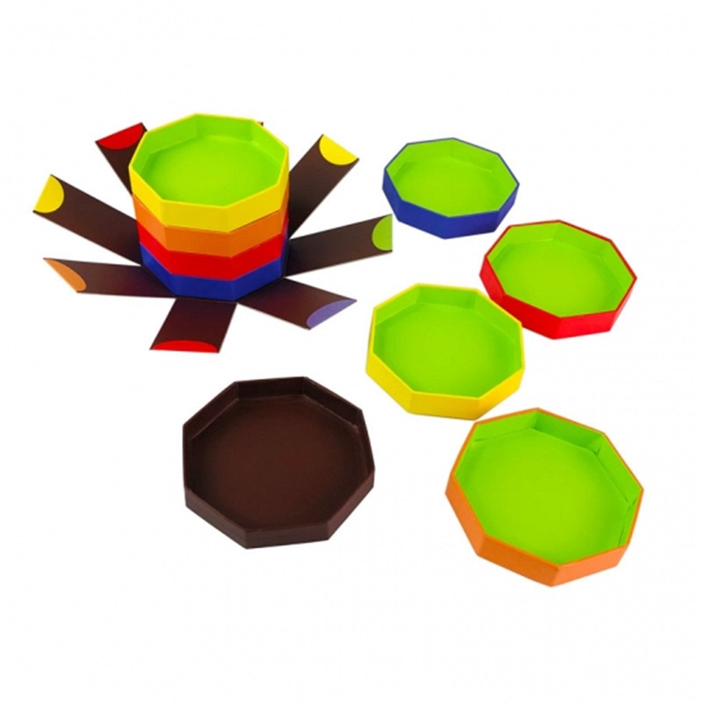 printed octagonal chocolate boxes